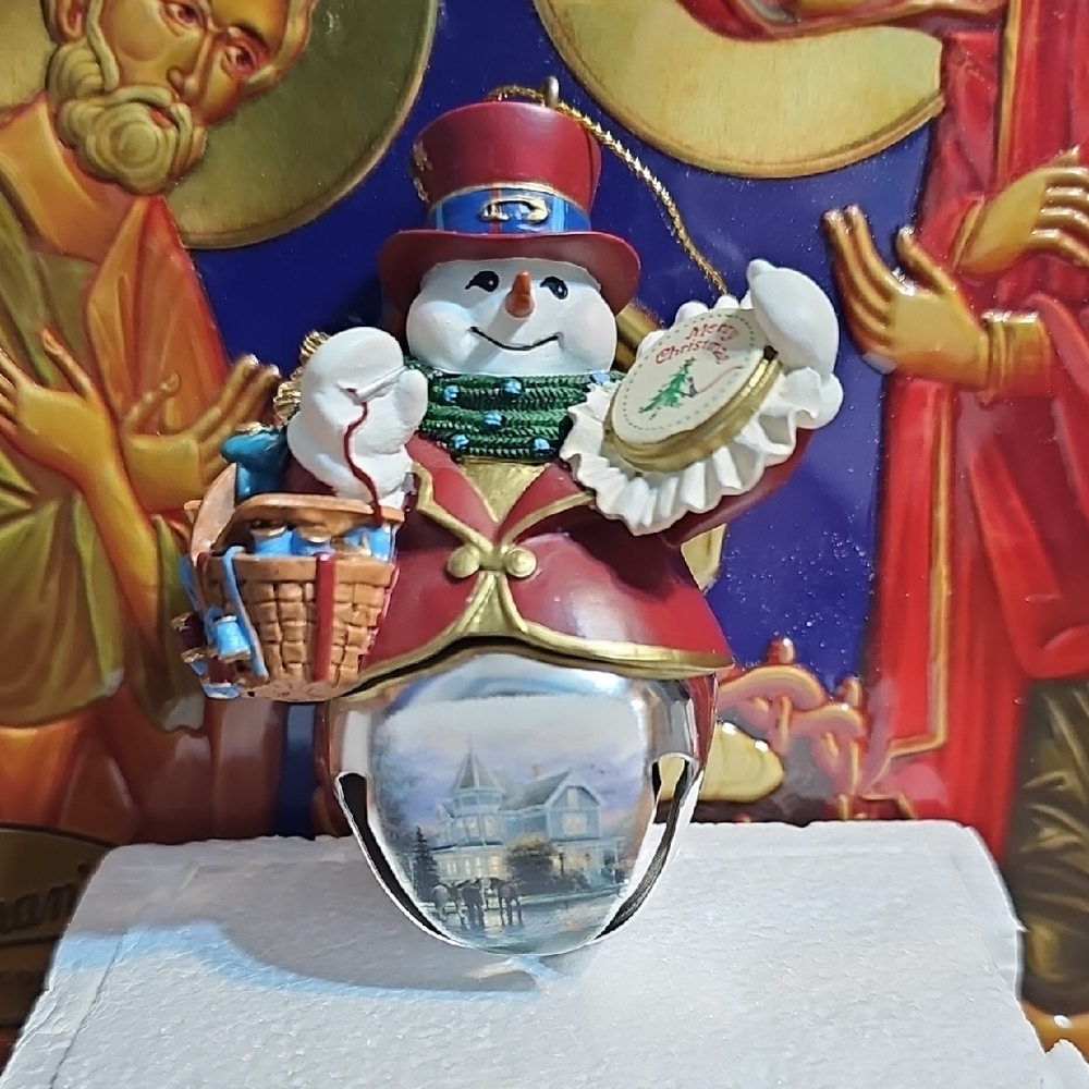 Thomas Kinkade 'Snow-bell Holidays' Christmas Ornament 2009